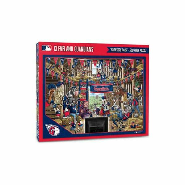 Souvenirs MLB Cleveland Guardians Barnyard Fans Puzzle - 500 Piece SO4257502